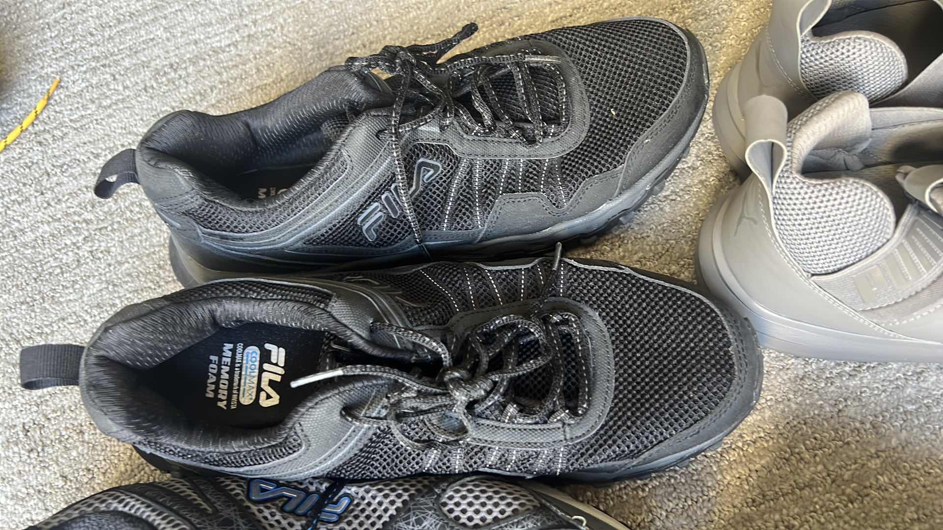 Photo 1 of 4 PAIRS MEN’S ATHLETIC SHOES (SIZE 12)