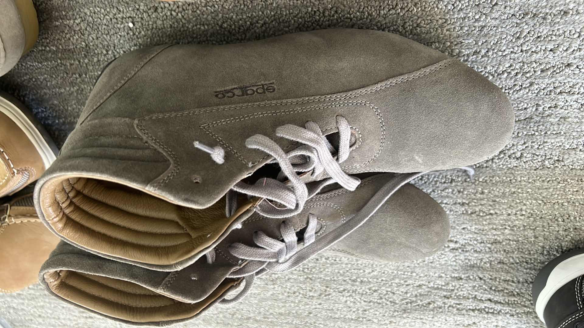 Photo 1 of 4 PAIRS - MEN’S TAN DRESS SHOES (SIZE 12)