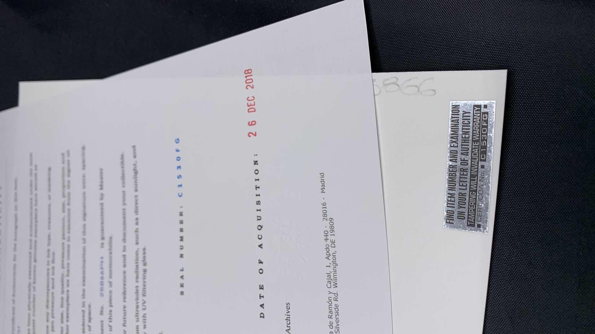 Photo 1 of AMY ADAMS - SIGNED AUTOGRAPHED PHOTO W LETTER OF AUTHENTICITY 8” X 10”