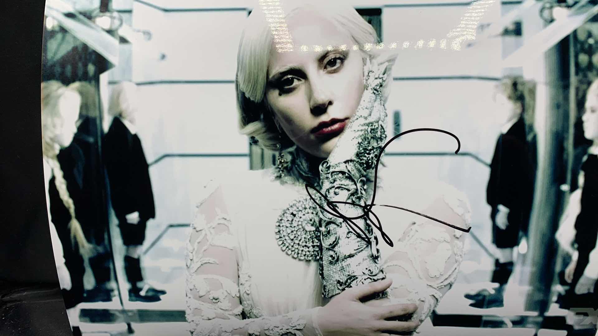 Photo 1 of LADY GAGA  - SIGNED AUTOGRAPHED PHOTO W LETTER OF AUTHENTICITY 8” X 10”