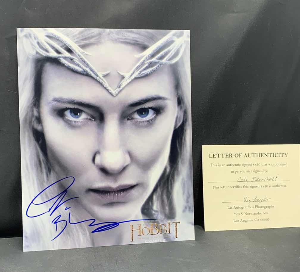 Photo 1 of CATE BLANCHETT  - SIGNED AUTOGRAPHED PHOTO W LETTER OF AUTHENTICITY 8” X 10”