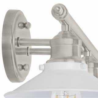 Photo 1 of HAMPTON BAY BRUSHED NICKEL FINISH GLENHURST 3-LIGHT VANITY 1001 564 508