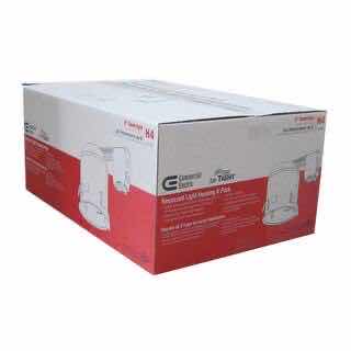 Photo 1 of COMMERCIAL ELECTRIC 6” ALUMINUM RECESSED LIGHT IC REMODEL HOUSING CANS 6PACK 046335810228