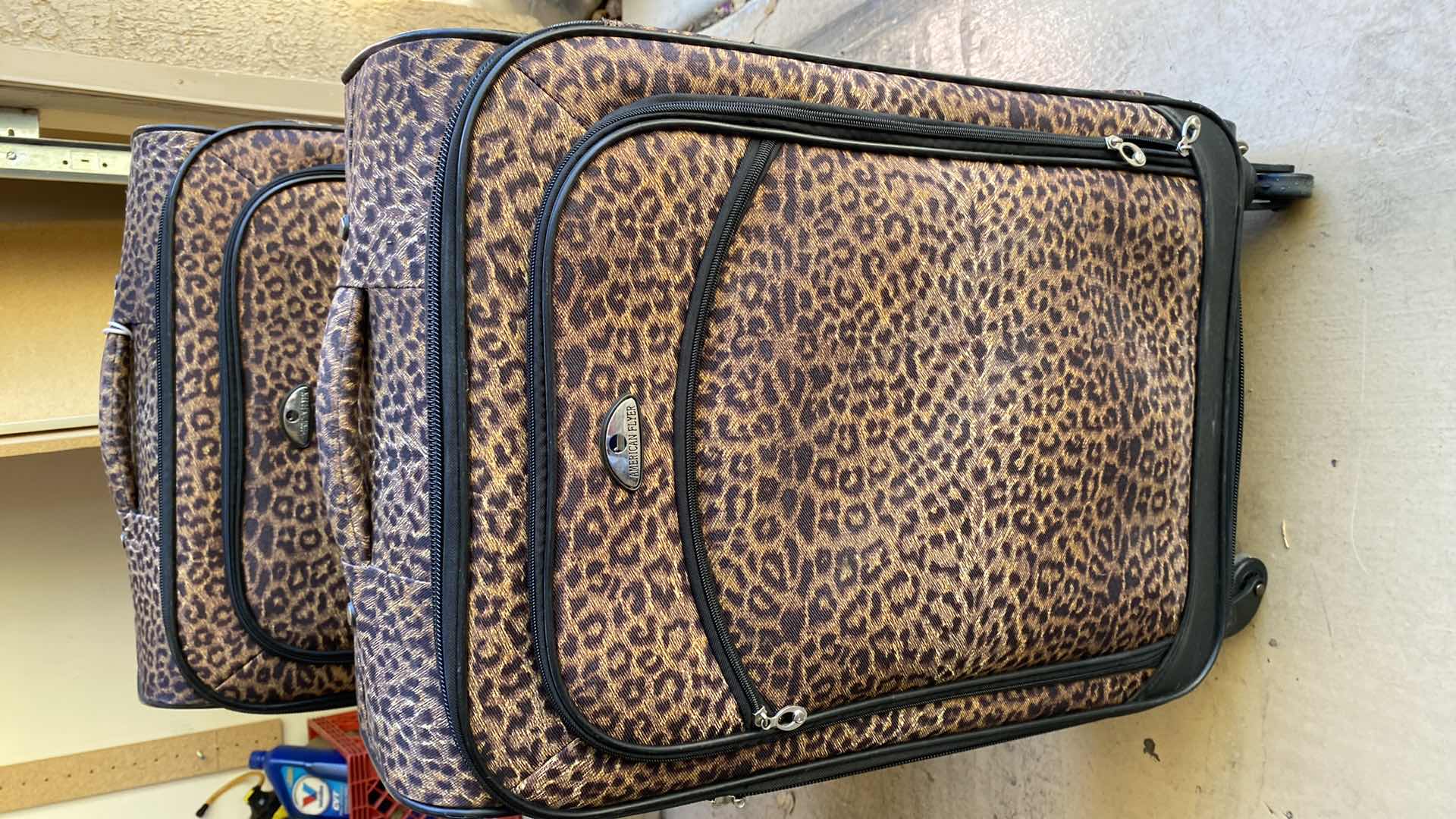 Photo 1 of 2-PIECE AMERICAN FLYER LUGGAGE SET WITH WHEELS