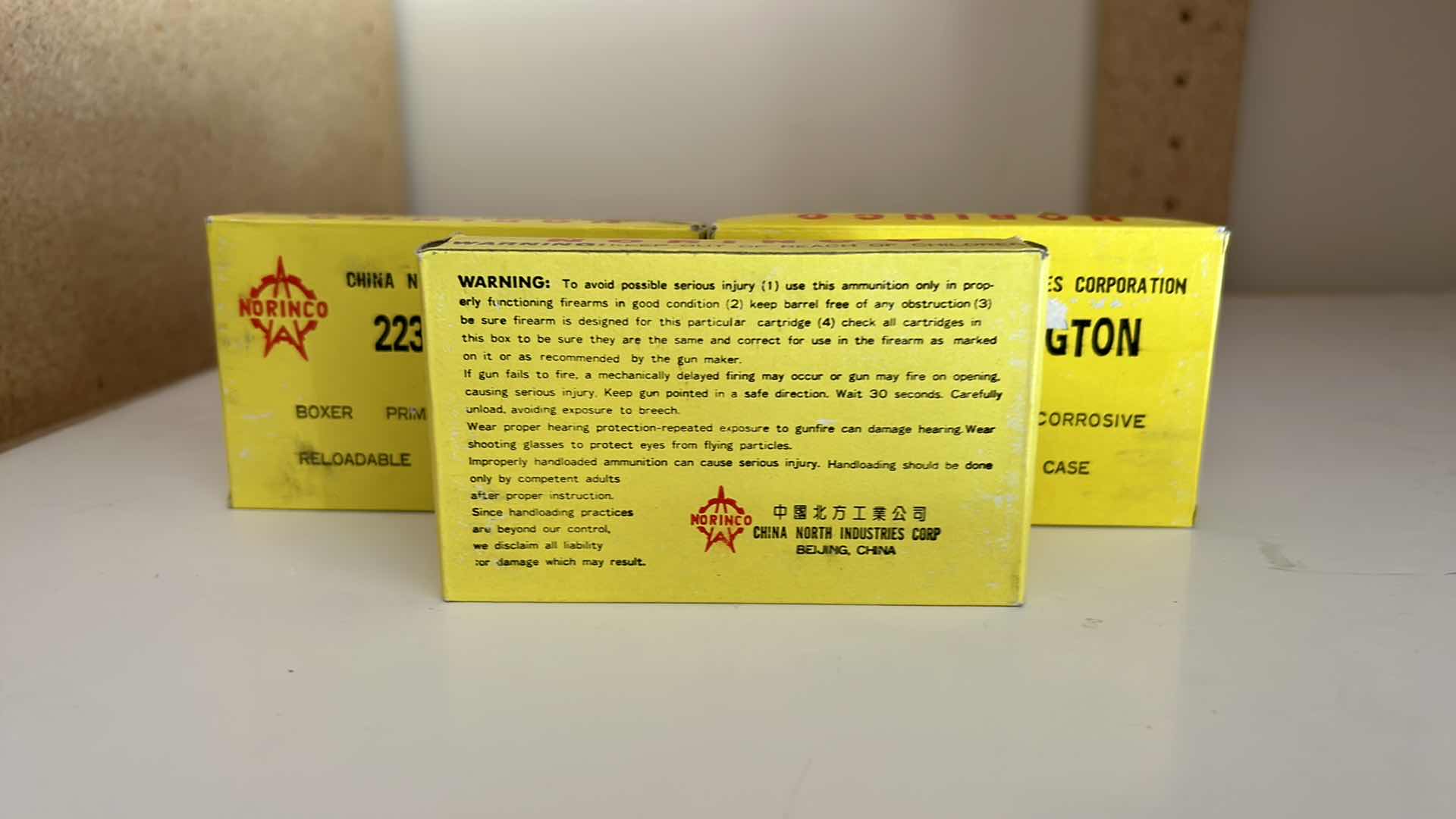 Photo 1 of 3 NEW 223 REMINGTON BULLETS AND 1 REFILLABLE CARTRIDGES