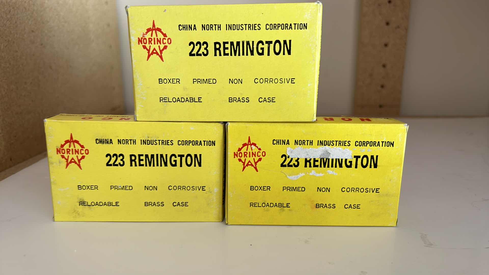 Photo 1 of 3 NEW 223 REMINGTON BULLETS AND 1 REFILLABLE CARTRIDGES