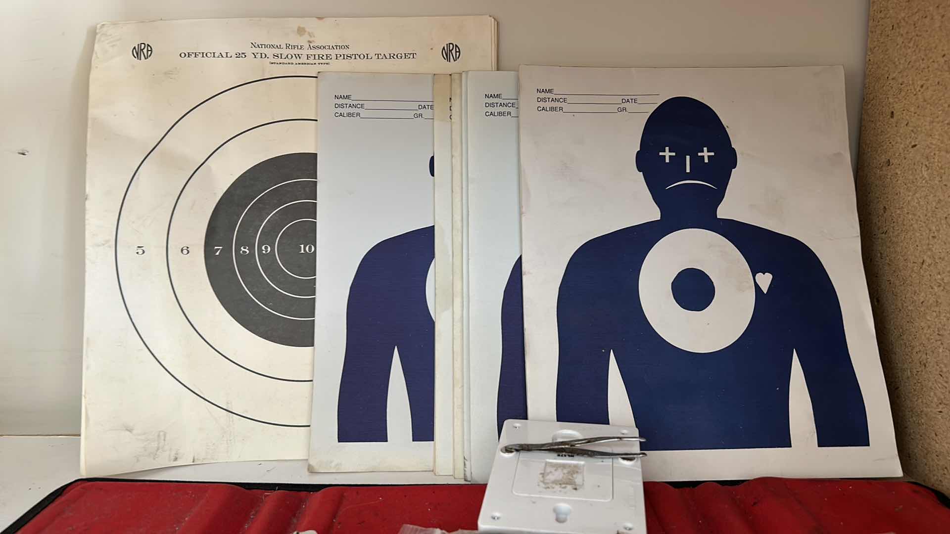 Photo 1 of GUN CLEANING MAT, TARGETS AND TOOLS