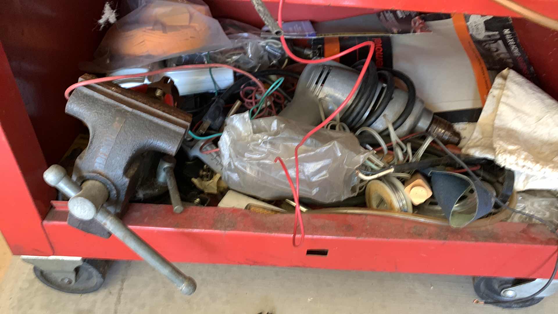 Photo 1 of 2 SHELFS OF ASSORTED TOOLS