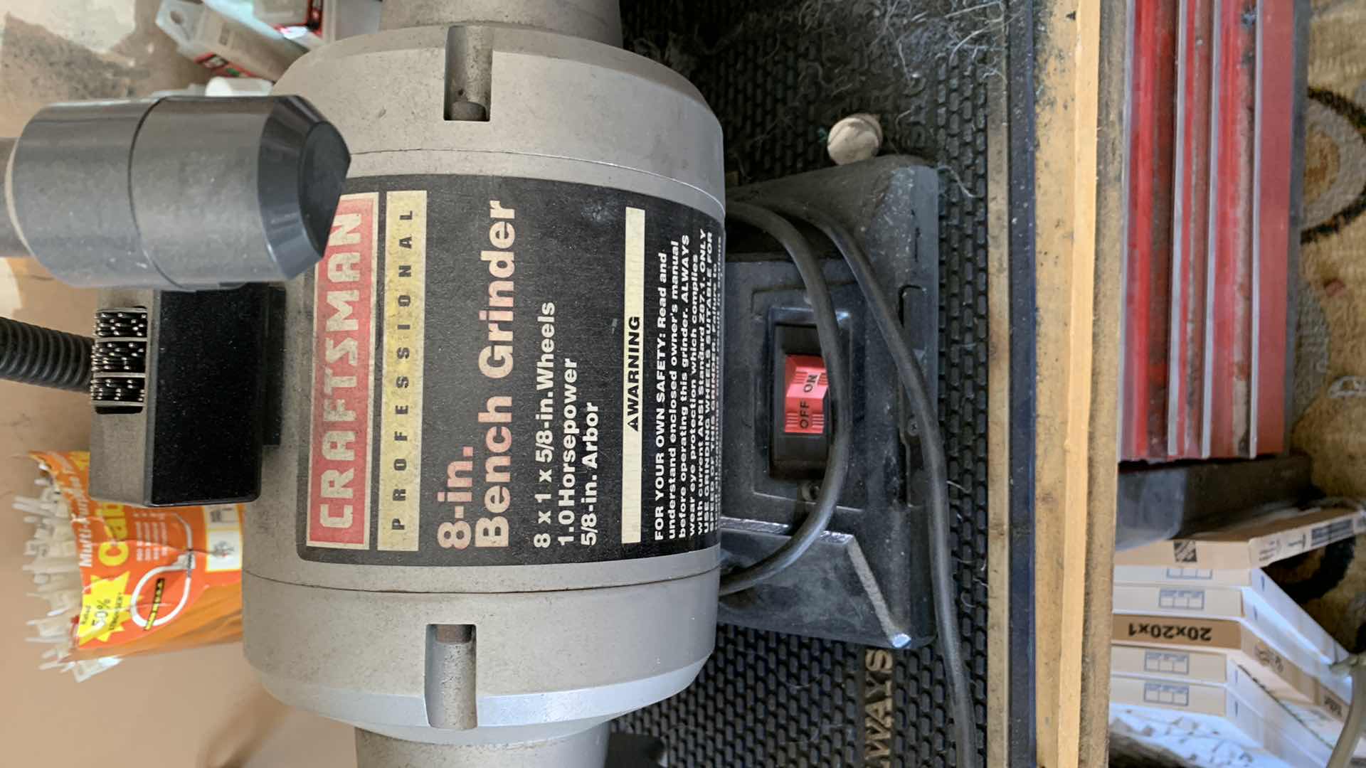 Photo 1 of CRAFTSMAN 8 INCH BENCH GRINDER
