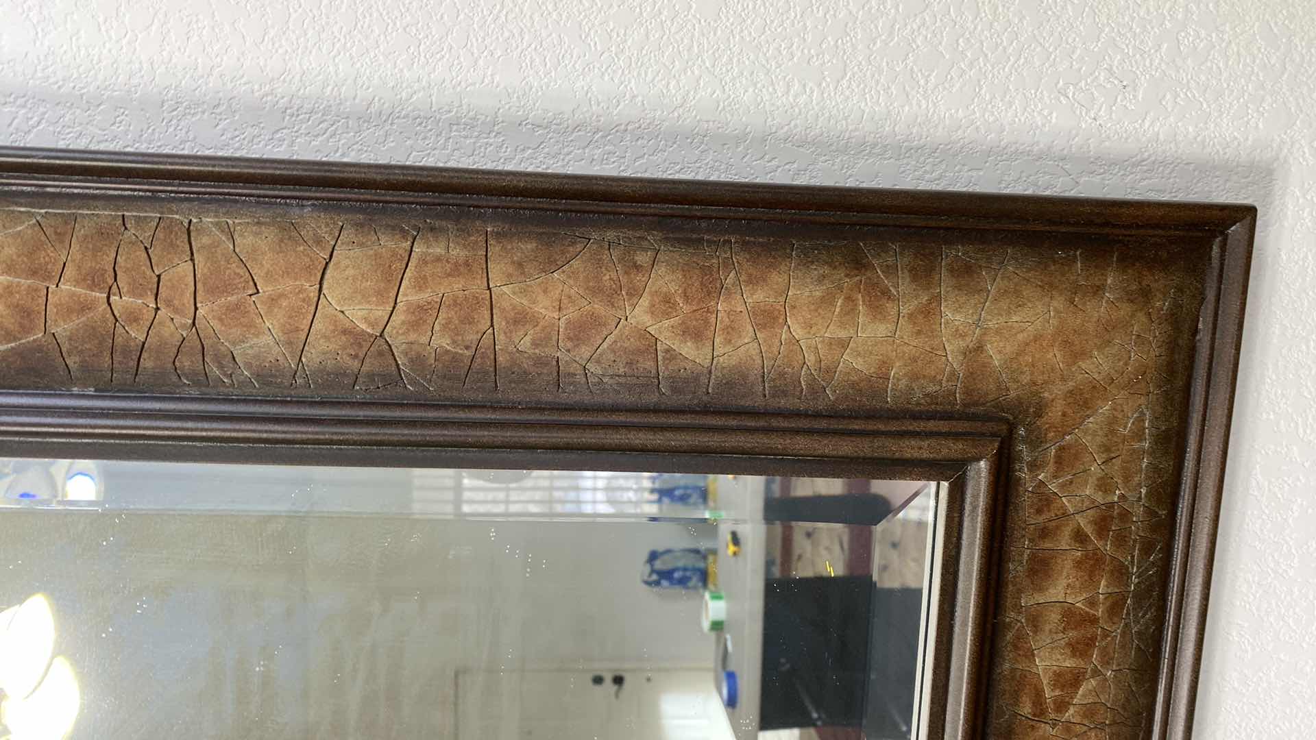 Photo 1 of FRAMED BEVELED WALL MIRROR 75” x 33”