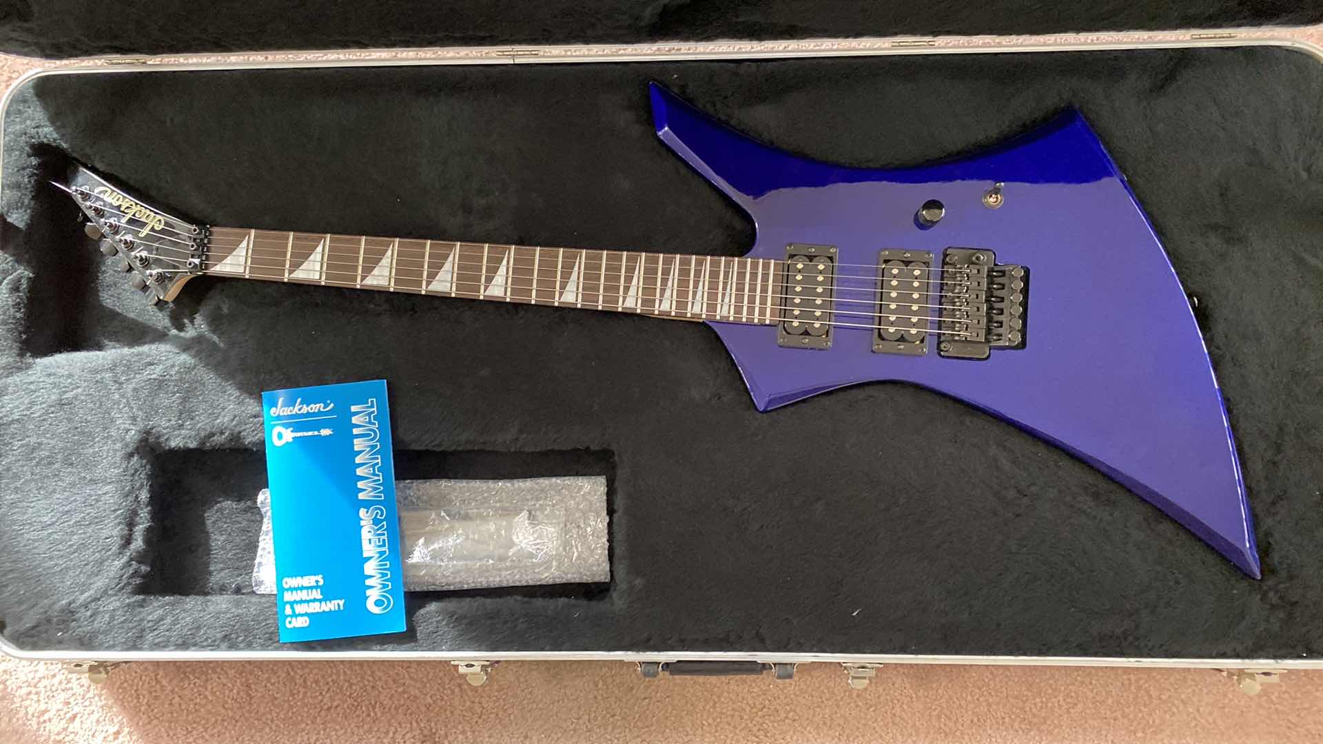 Photo 1 of  JACKSON KELLY CHARVEL ELECTRIC GUITAR SERIAL#99101385 ELECTRIC BLUE COLOR IN CASE NON-REFUNDABLE FINAL SALE