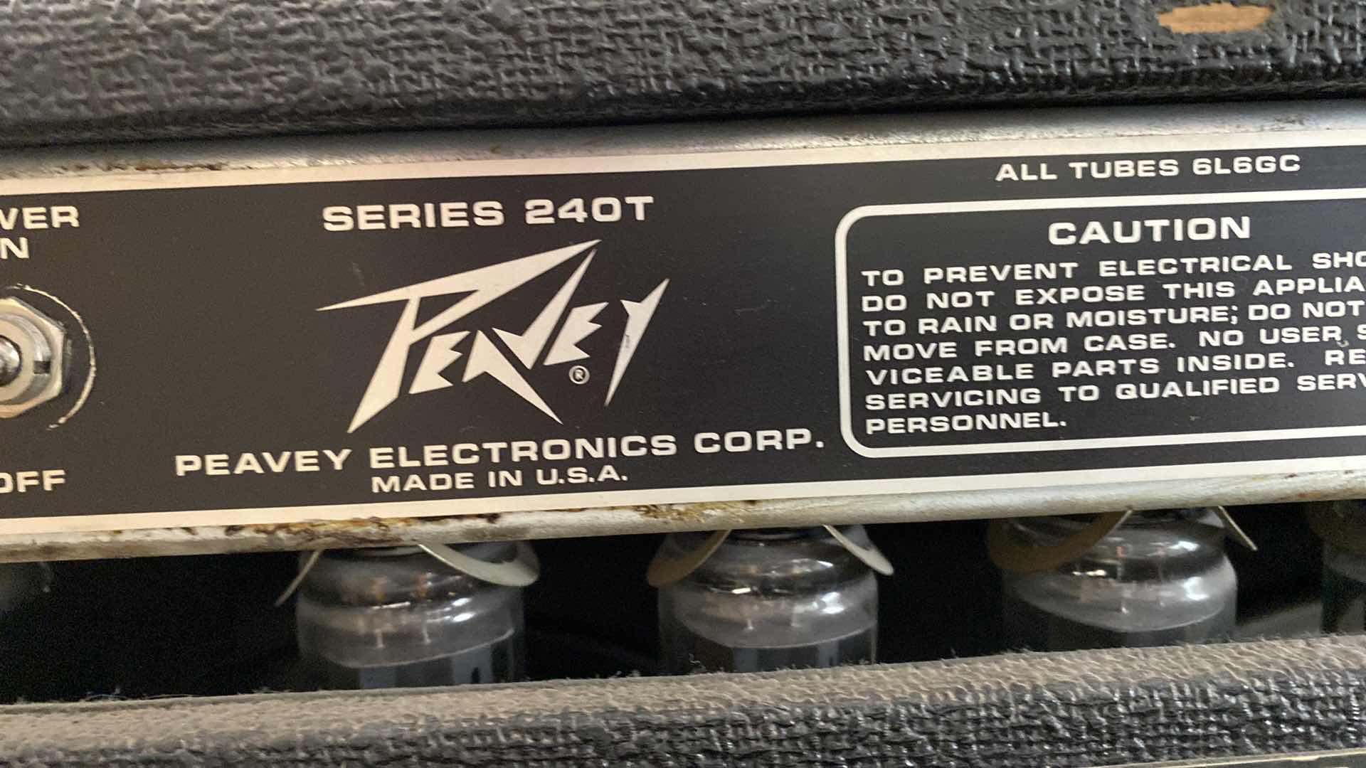 Photo 1 of PEAVEY  ELECTRONICS MODEL 212 VT SERIES DEUCE AMPLIFIER 26“ x 10“ H 20”
