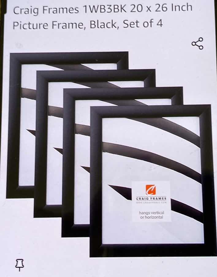 Photo 1 of 4-NEW IN BOX CRAIG FRAMES 20” X 26”