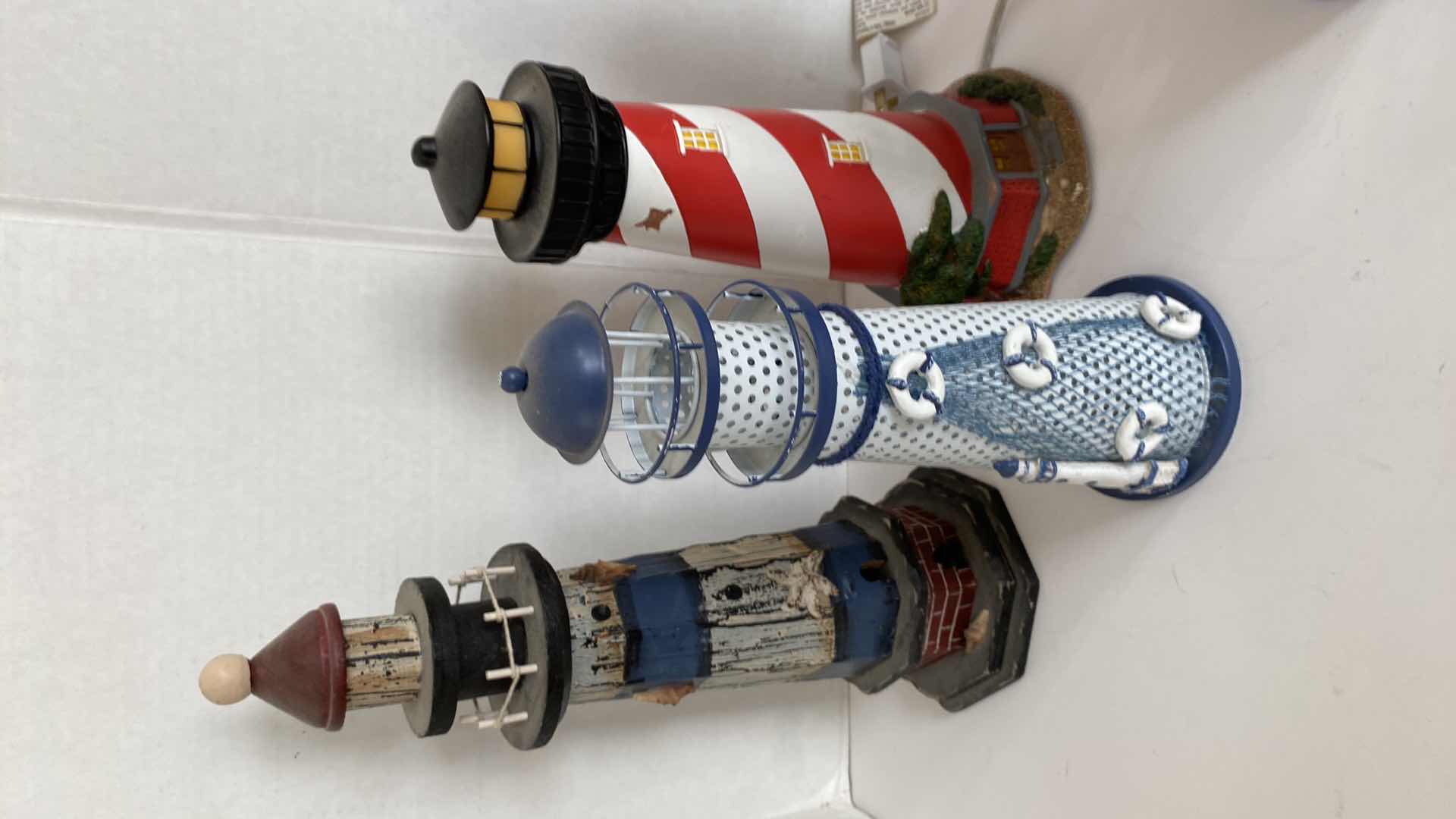 Photo 1 of PLASTIC LIGHT HOUSE COLLECTION TALLEST 14”