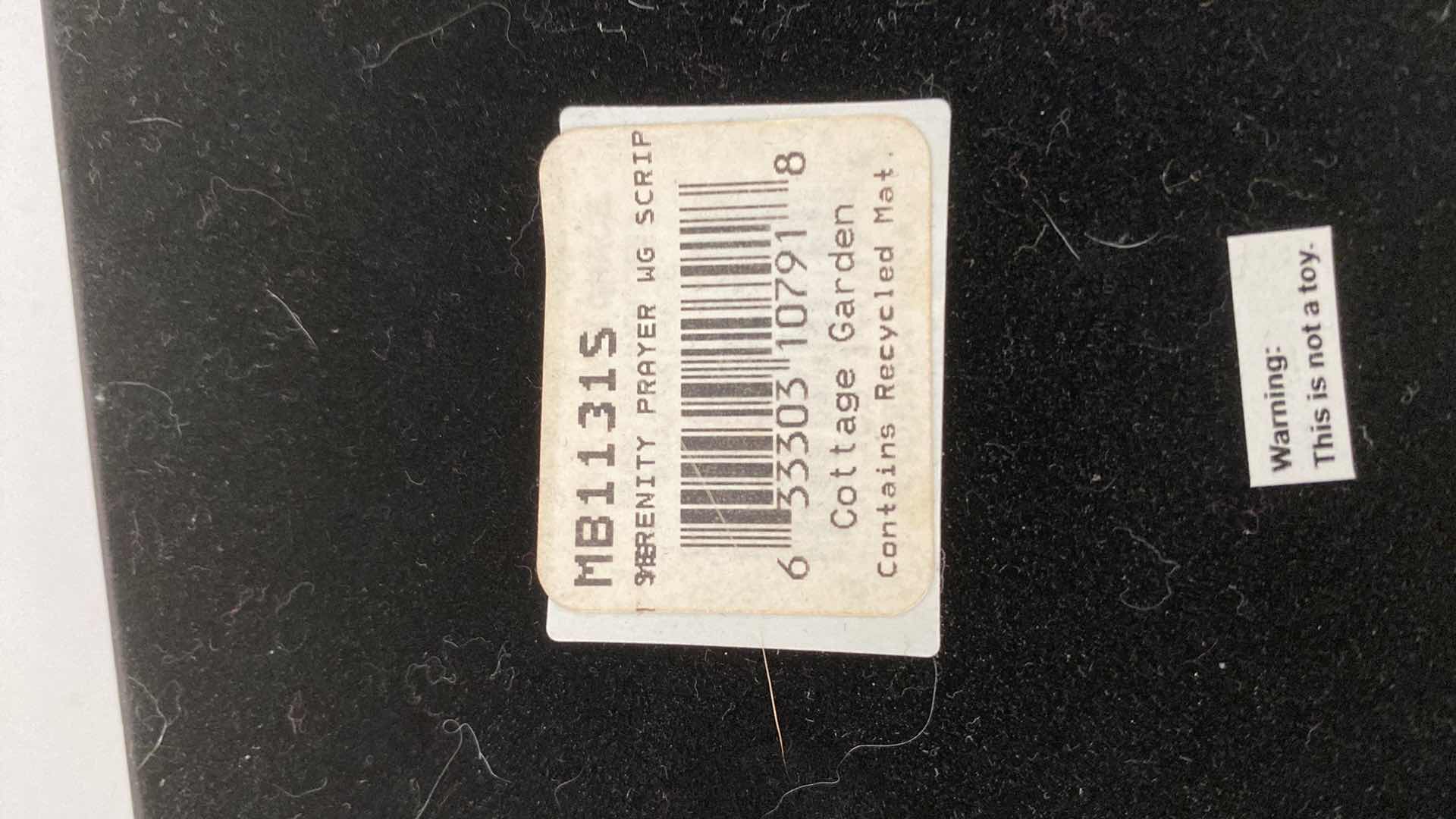 Photo 1 of COTTAGE GARDEN SERENITY PRAYER PLAYS AMAZING GRACE MUSIC BOX