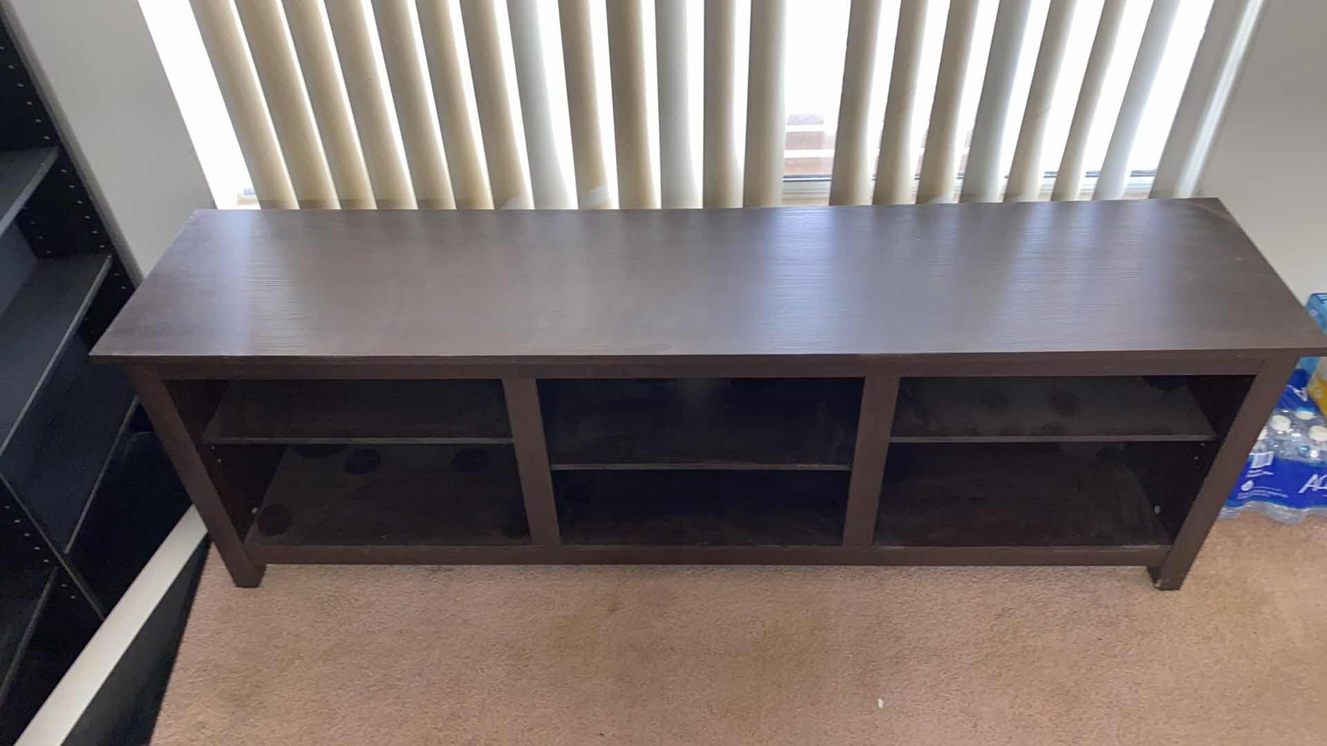 Photo 1 of DARK LAMINATED ENTERTAINMENT CENTER 70“ x 16“ H 23”