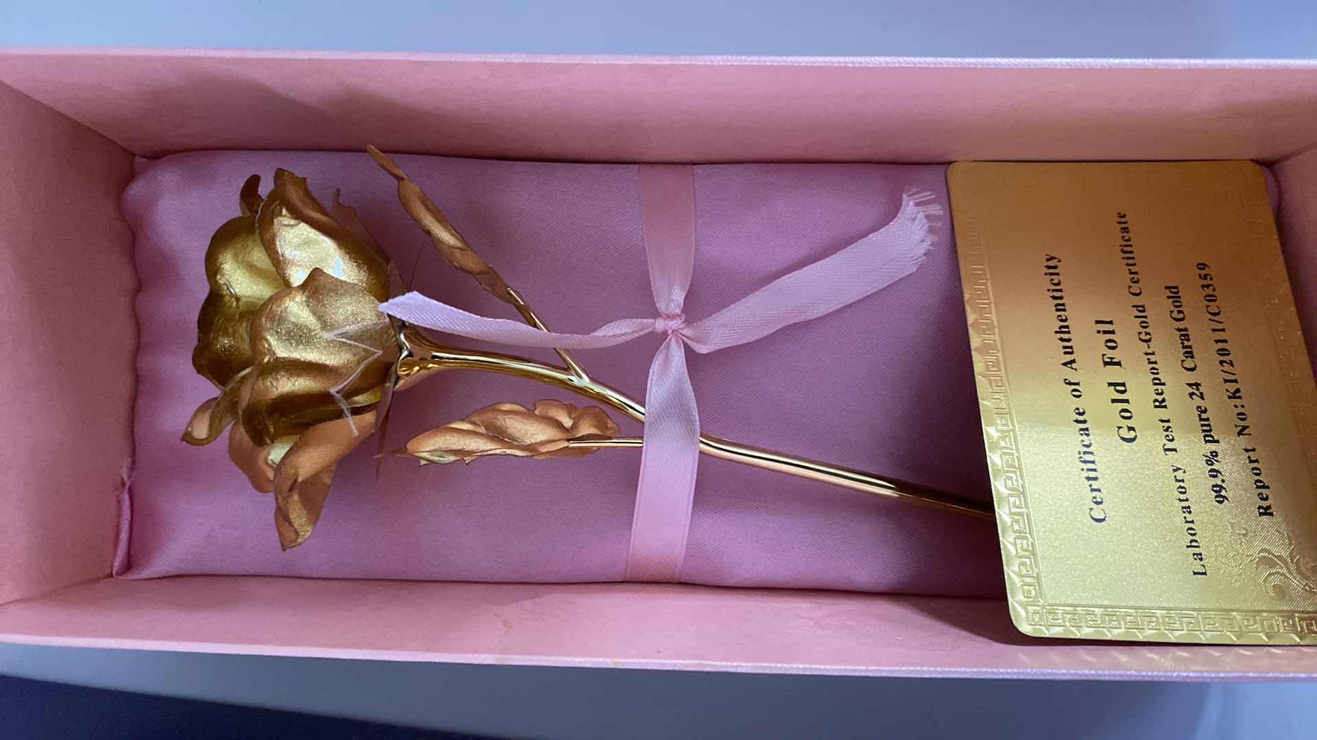 Photo 3 of 24K GOLD FOIL ROSES