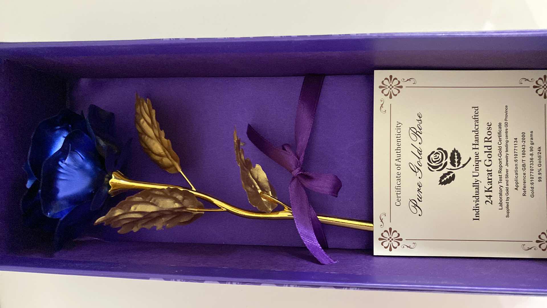 Photo 4 of 24K GOLD FOIL ROSES