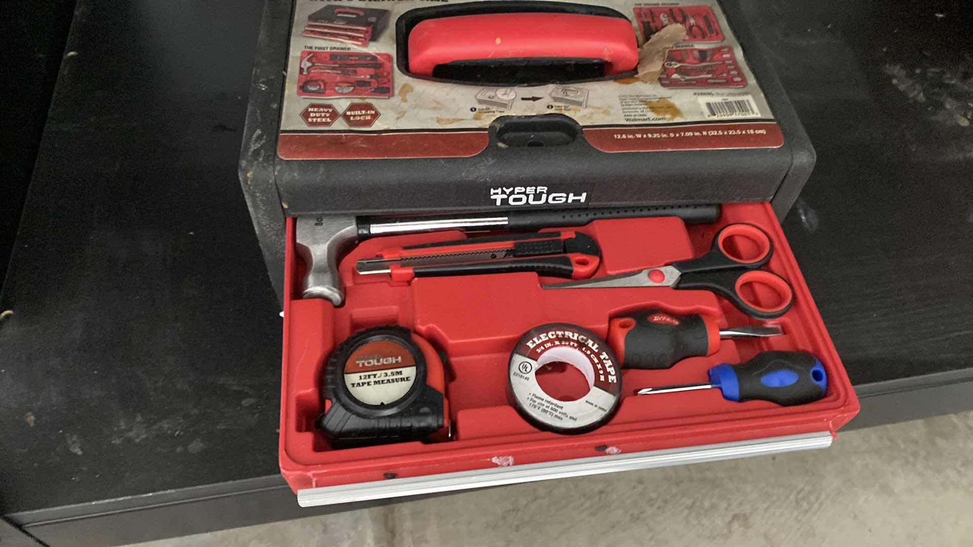 Photo 5 of WORK BENCH WITH ITEMS ON BENCH AND IN DRAWERS 48“ x 24“ H 64”