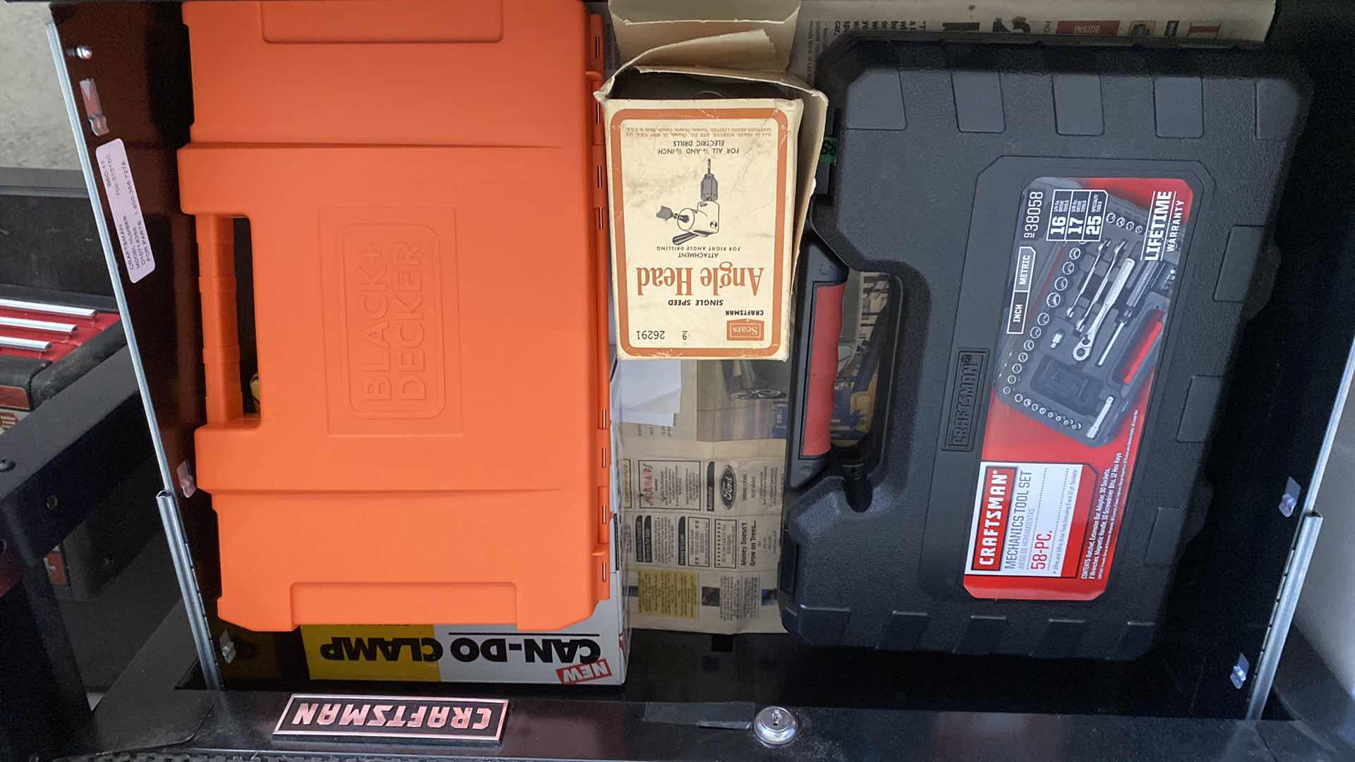 Photo 1 of CRAFTSMAN TOOLBOX WITH CONTENTS 26“ x 20“ H 46”