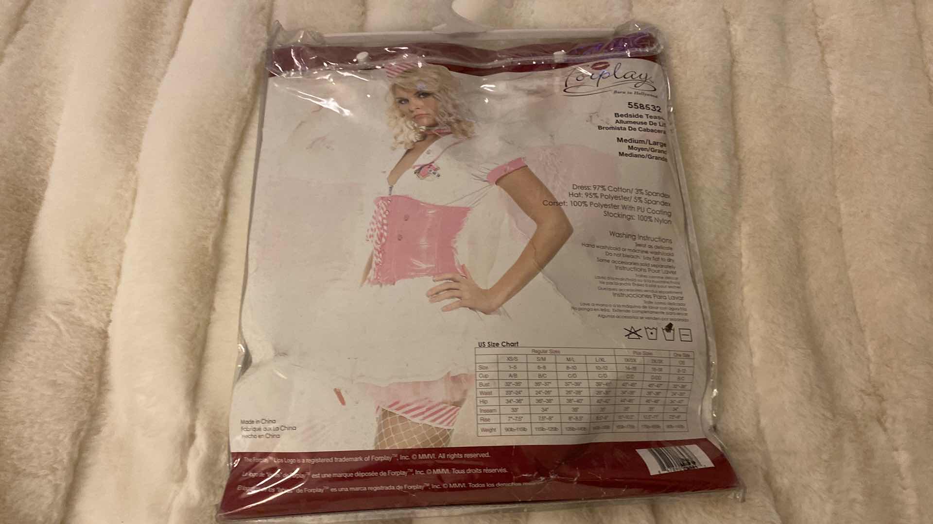 Photo 1 of 2 - WOMEN’S  SIZE MEDIUM/LARGE FORPLAY COSTUMES