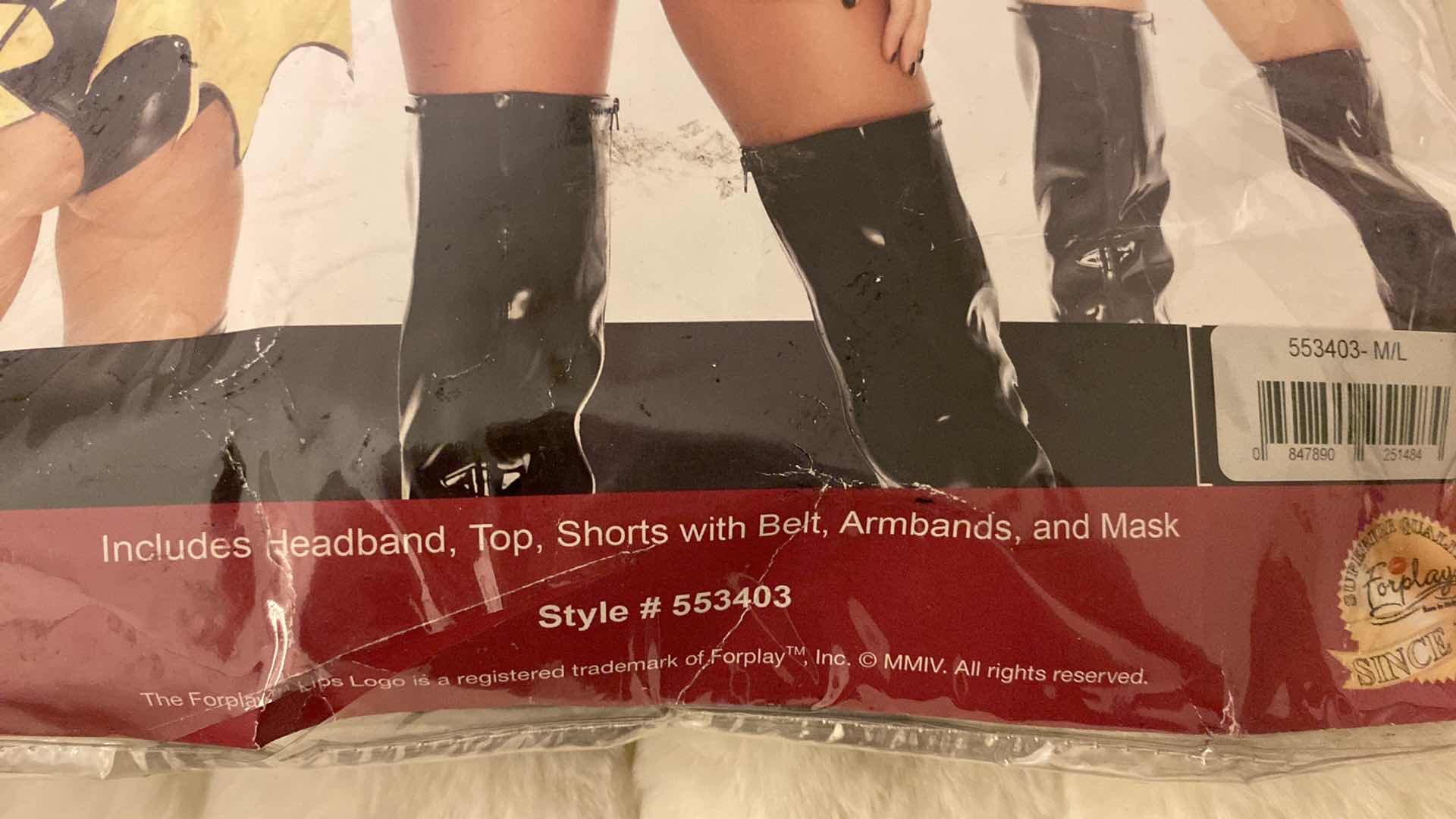 Photo 1 of 2 - WOMEN’S  SIZE MEDIUM/LARGE FORPLAY COSTUMES