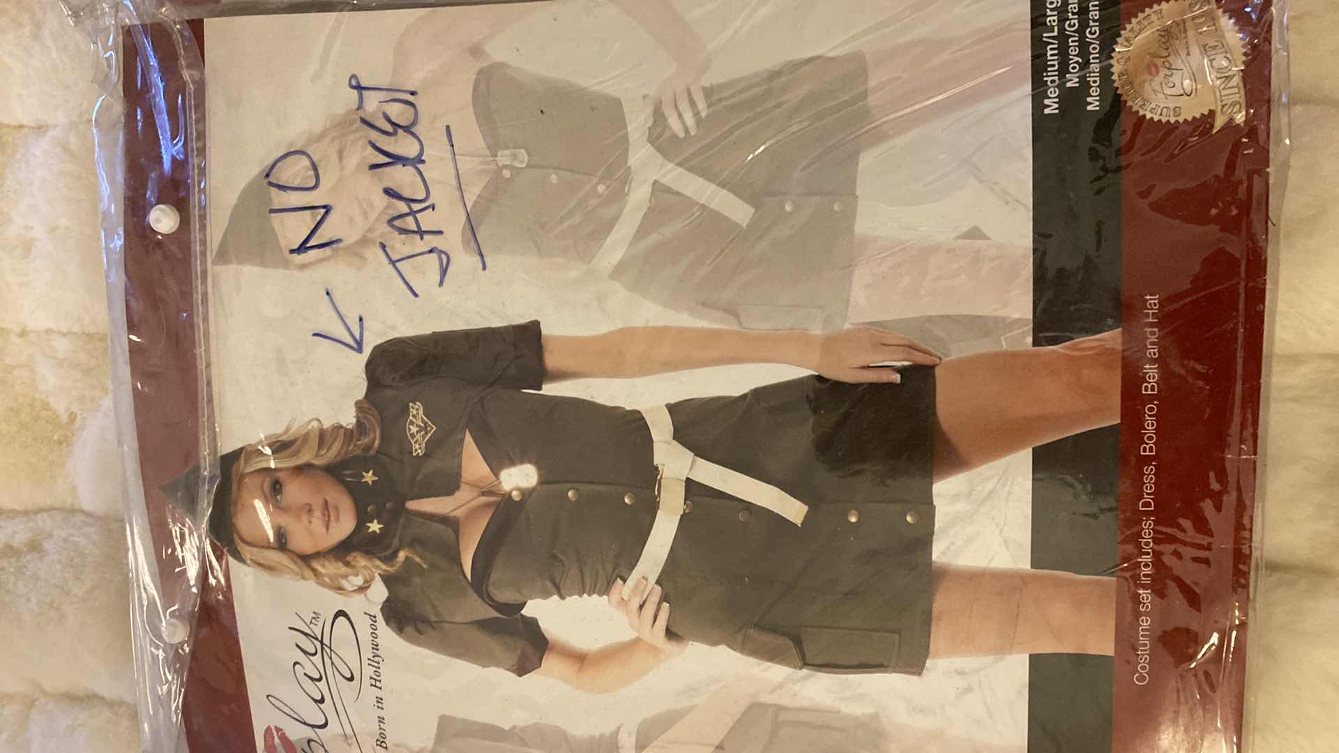 Photo 1 of 3 - WOMEN’S  SIZE MEDIUM/LARGE FORPLAY COSTUMES