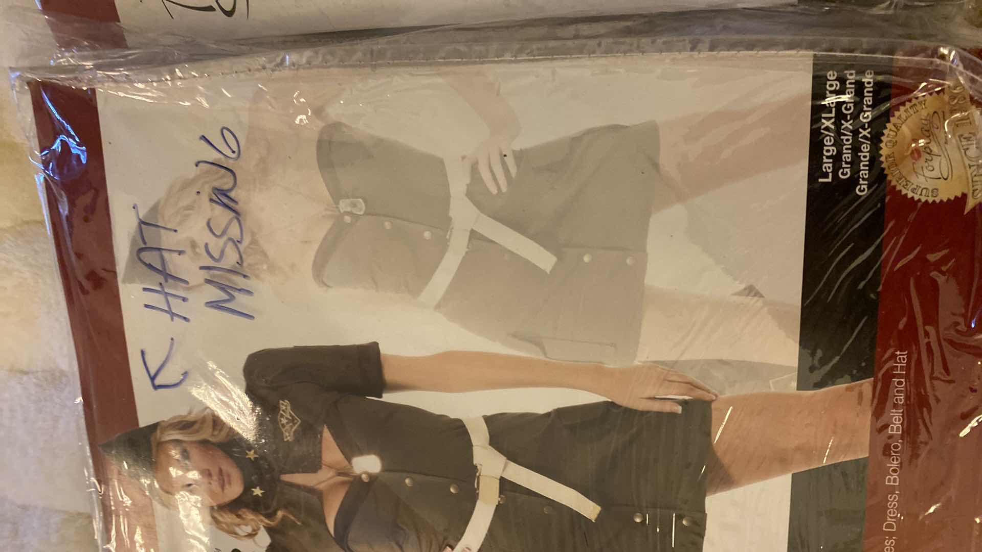 Photo 1 of 2 - WOMEN’S  SIZE LARGE/XLARGE FORPLAY COSTUMES