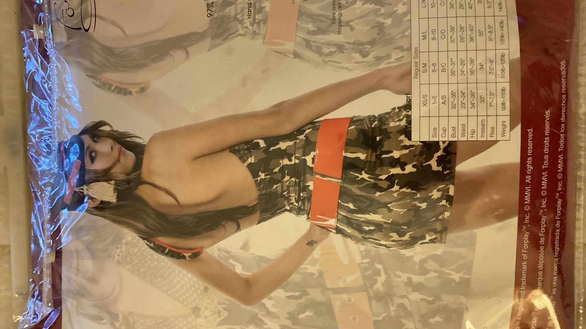 Photo 1 of 2 - WOMEN’S  SIZE LARGE/XLARGE FORPLAY COSTUMES