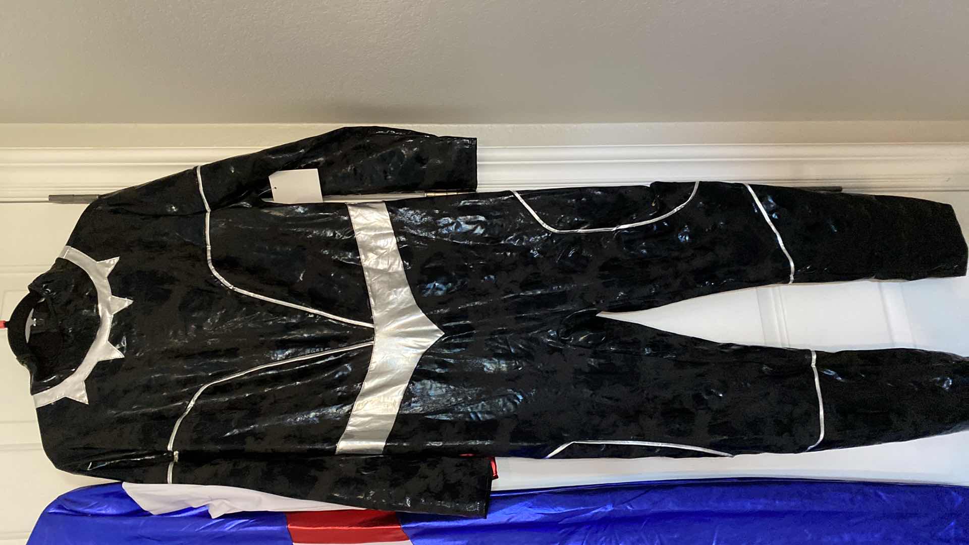 View 3 of 2- WOMENS SIZE XL+ CAT SUIT SUPER HEROE COSTUMES