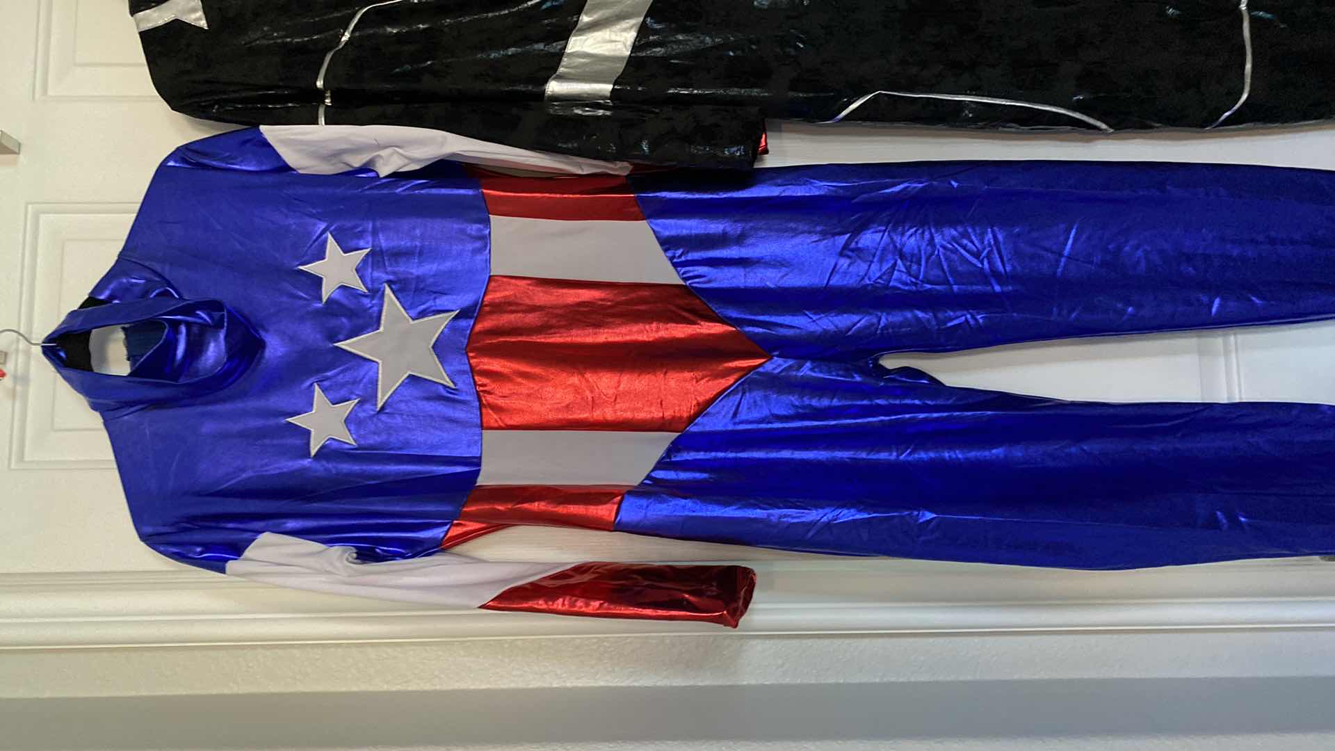 View 2 of 2- WOMENS SIZE XL+ CAT SUIT SUPER HEROE COSTUMES