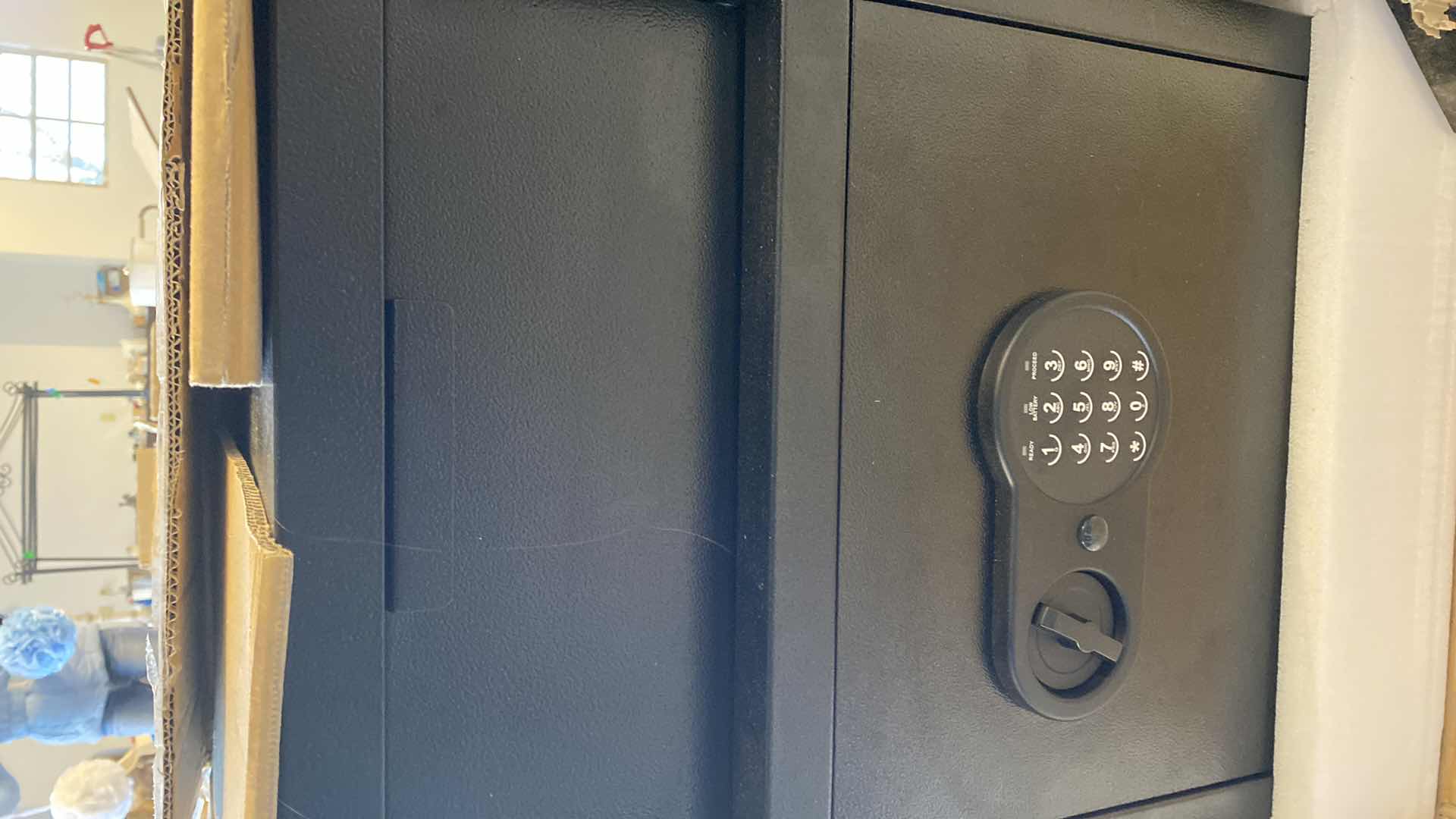 Photo 1 of 2.6 Cu Ft Fireproof Drop Safe With Quick Place Drop Slot, Anti-Theft Business Security Depository Safe With Combination Lock & 2 Keys, Large Drop Box Safe For Cash, Mail, Checks, Document