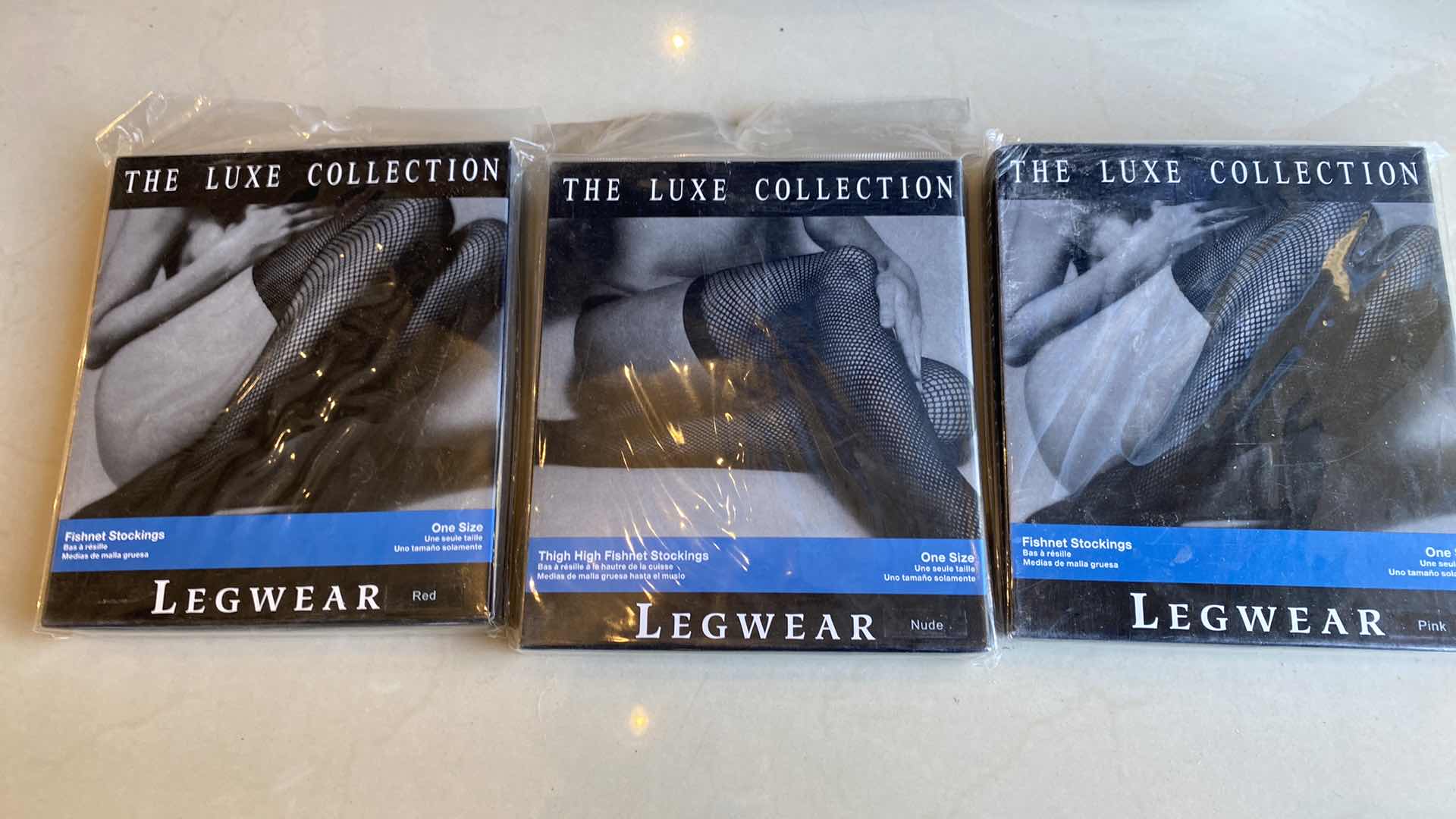 Photo 1 of 3 PAIRS WOMENS ONE SIZE FITS MOST THIGH HIGH HOISERY