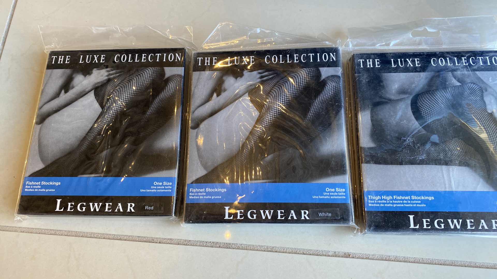 Photo 1 of 3 PAIRS WOMENS ONE SIZE FITS MOST THIGH HIGH HOISERY