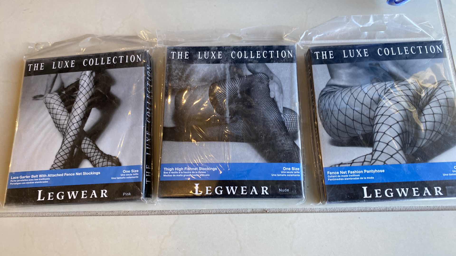 Photo 1 of 3 PAIRS WOMENS ONE SIZE FITS MOST THIGH HIGH HOISERY