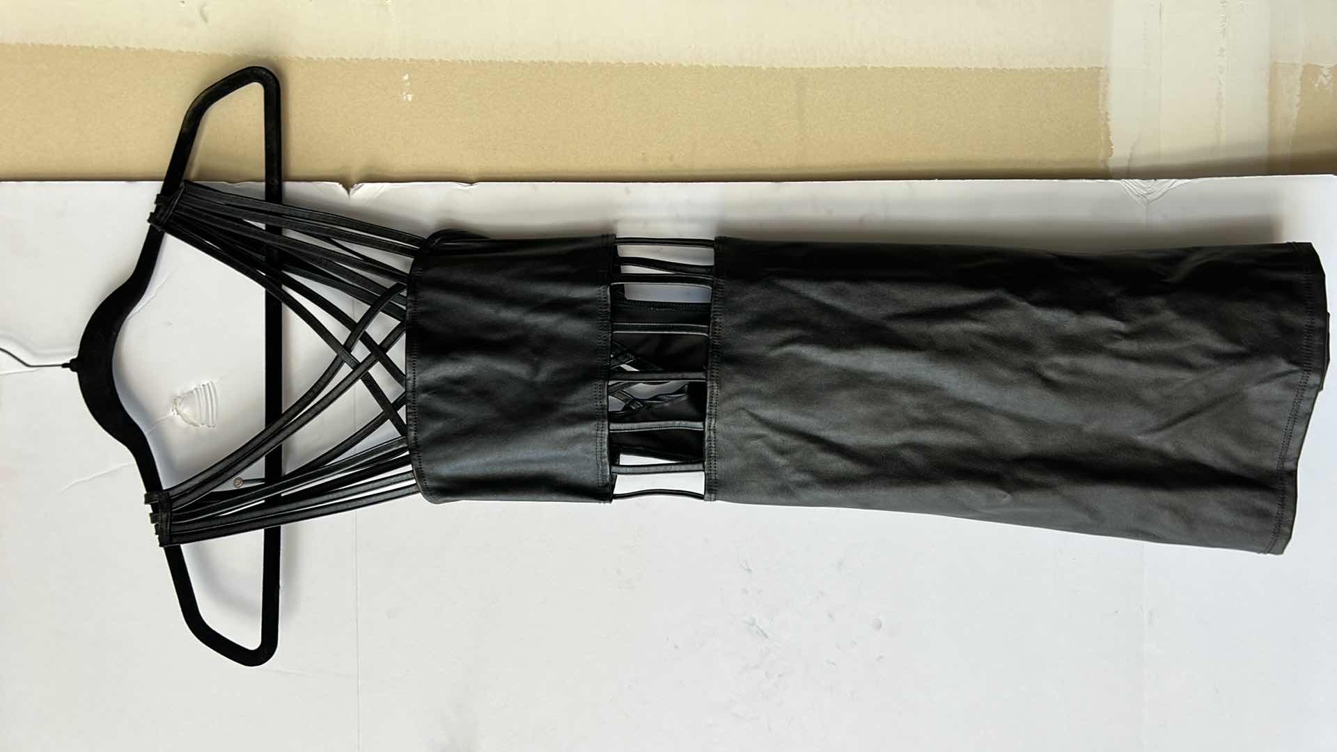 Photo 1 of 3 FAUX LEATHER DRESSES SIZE SMALL