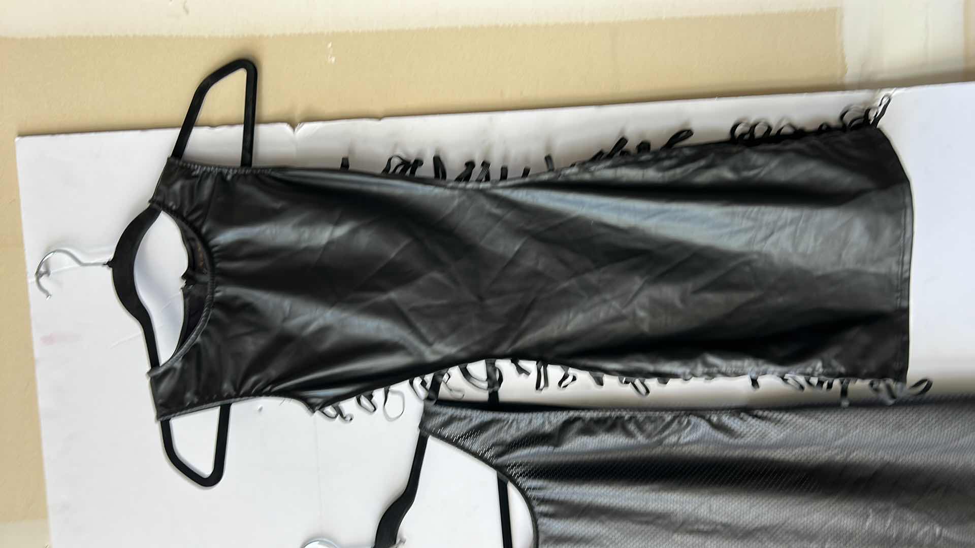 Photo 1 of 3 FAUX LEATHER DRESSES SIZE SMALL