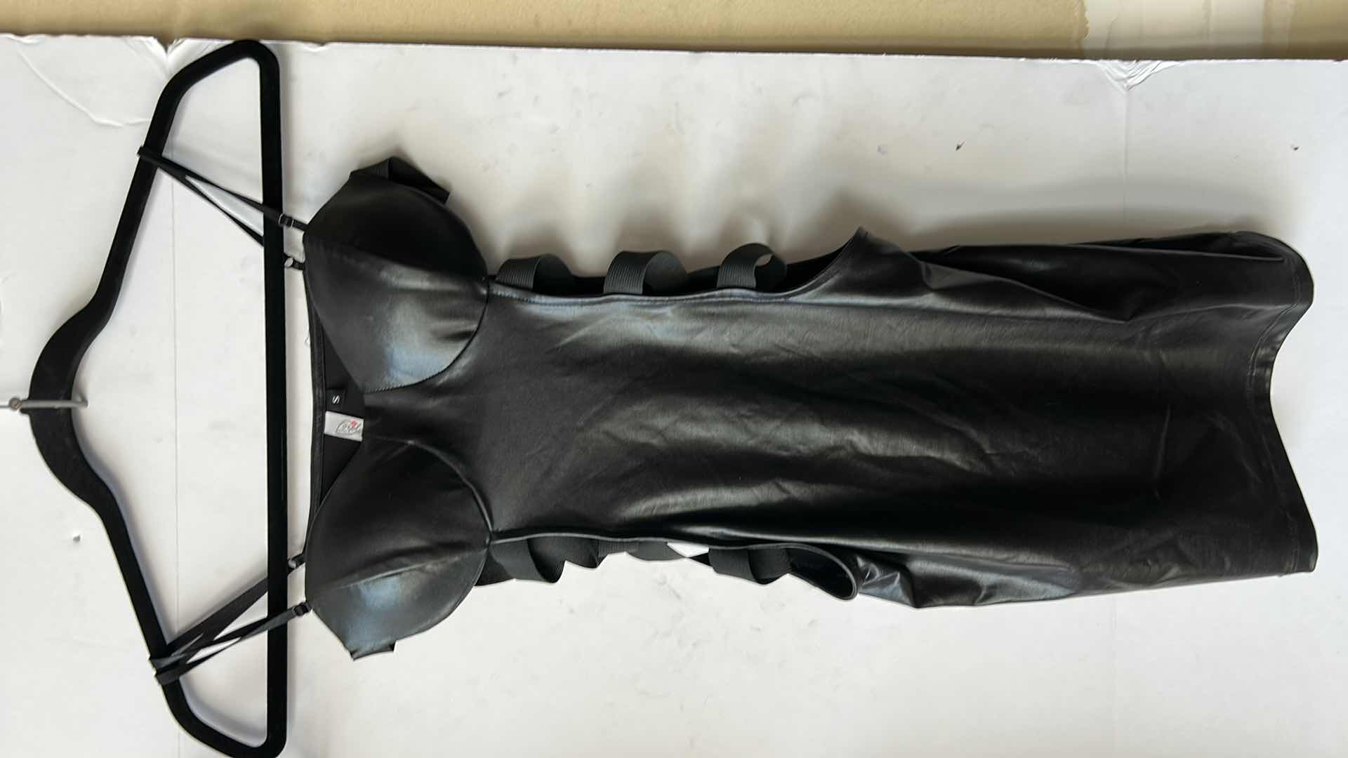 Photo 1 of 2 FAUX LEATHER DRESSES SIZE SMALL