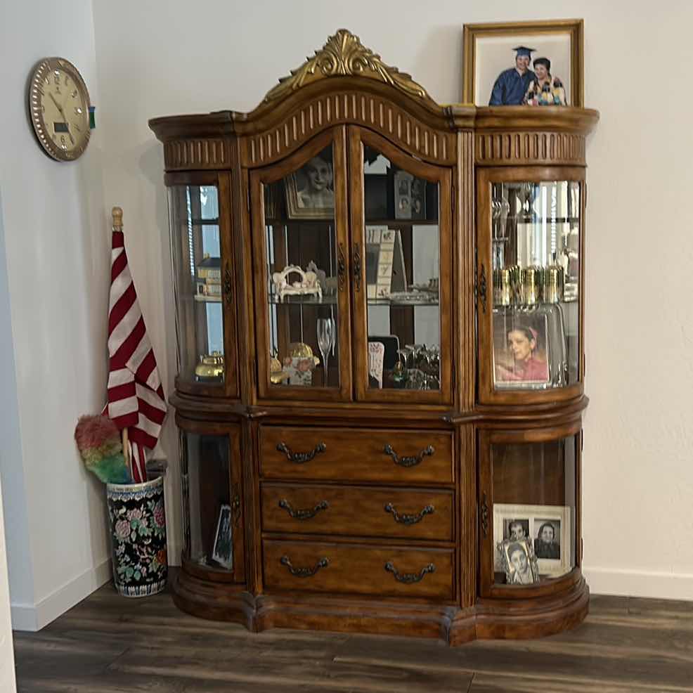 Photo 2 of CURIO CABINET 64 1/2” x 17” x83”