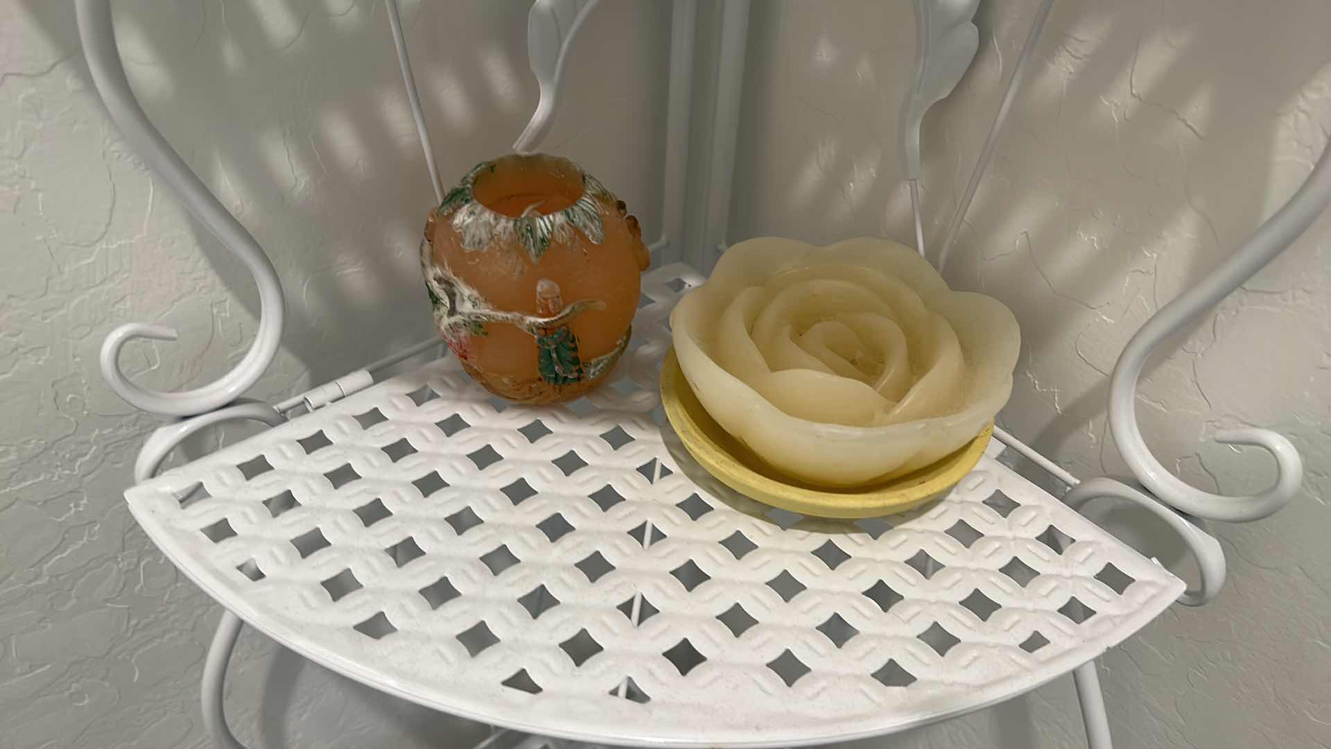 Photo 1 of CORNER SHELVES WITH CANDLES H46”