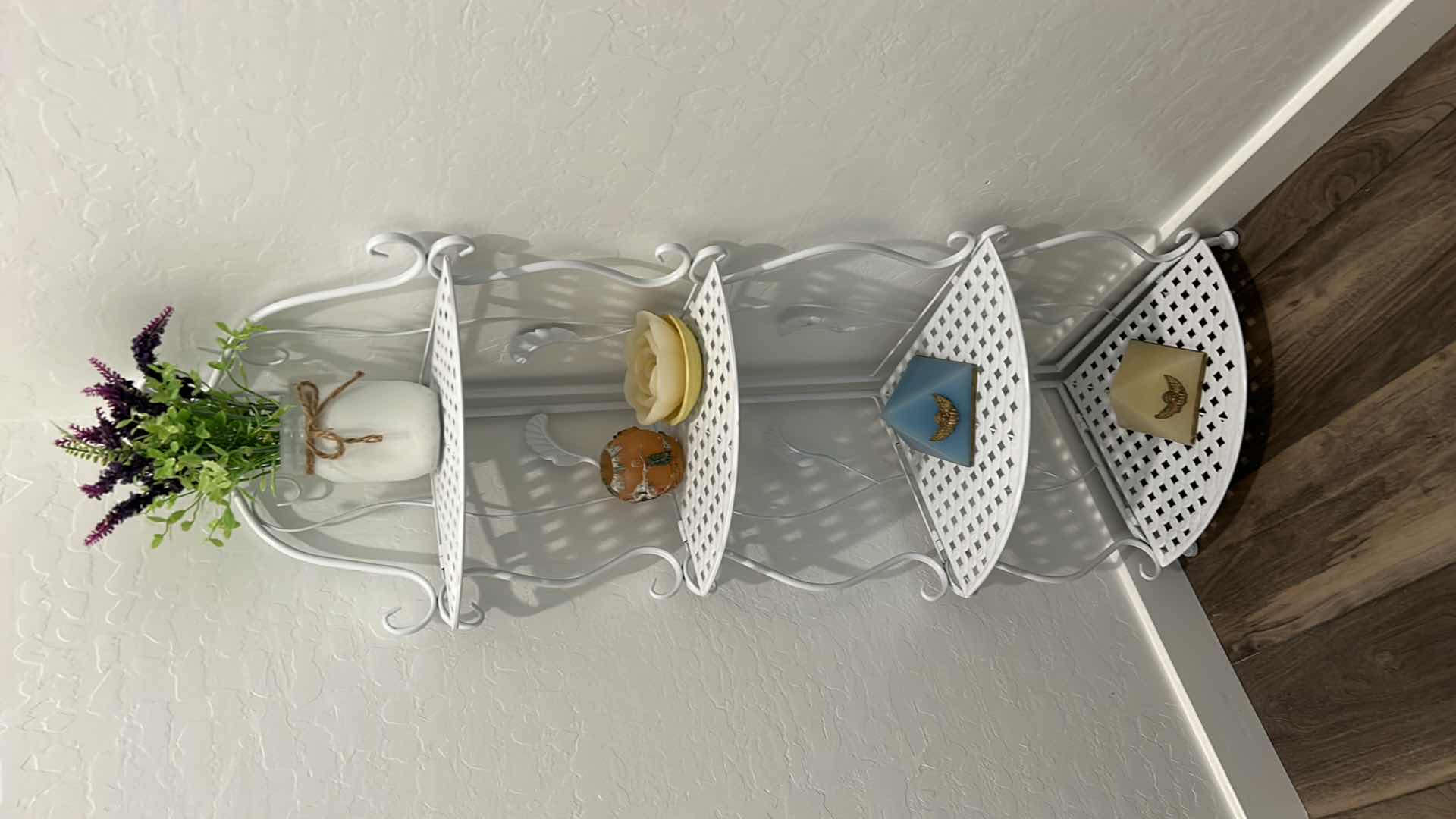 Photo 1 of CORNER SHELVES WITH CANDLES H46”