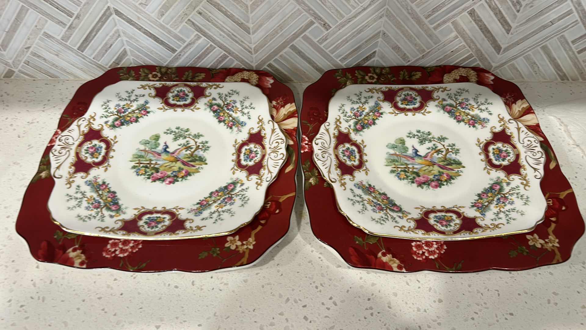 Photo 6 of 4 PC PORCELAIN PLATES