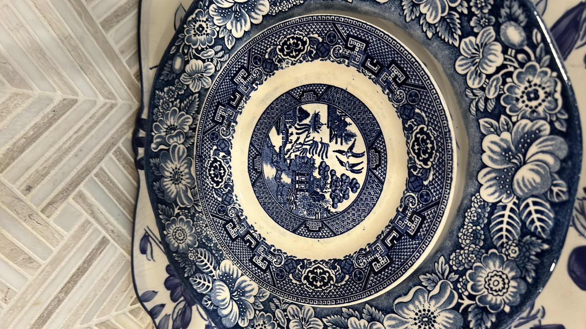 Photo 1 of BLUE AND WHITE PORCELAIN