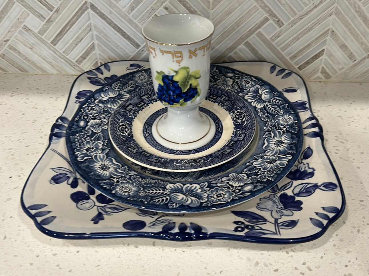 Photo 1 of BLUE AND WHITE PORCELAIN