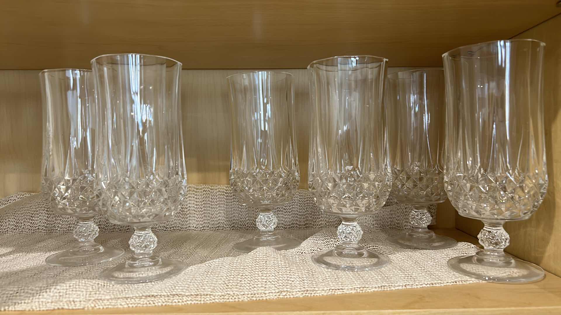Photo 3 of CONTENTS ON KITCHEN SHELF - CRYSTAL GLASS ASSORTMENT