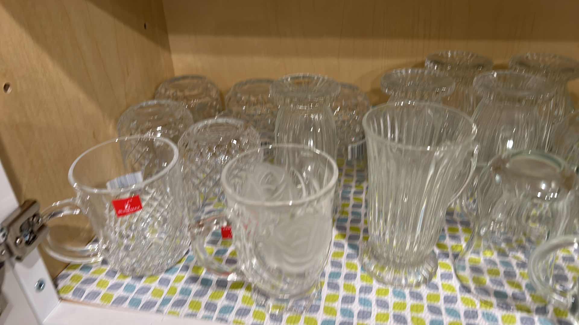 Photo 2 of CONTENTS ON KITVHEN SHELF -CRYSTAL