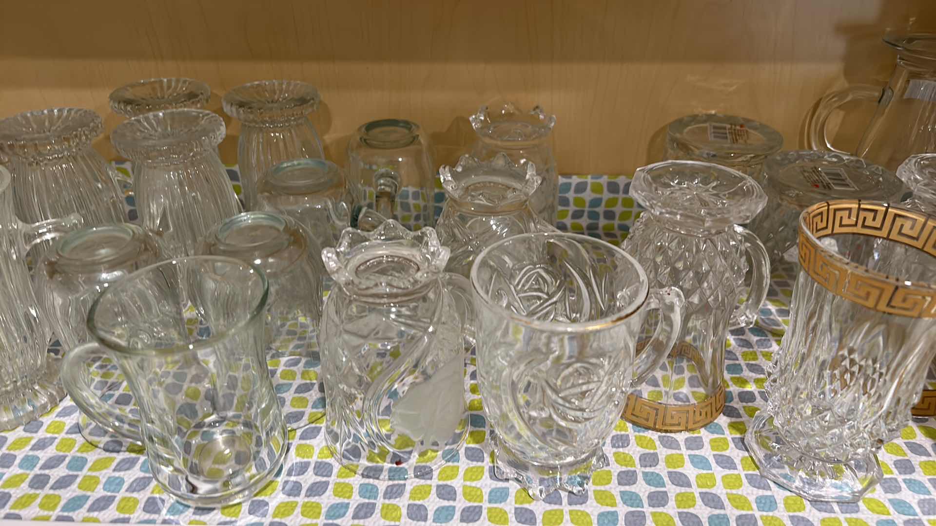 Photo 4 of CONTENTS ON KITVHEN SHELF -CRYSTAL