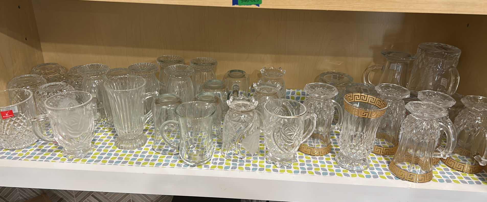 Photo 6 of CONTENTS ON KITVHEN SHELF -CRYSTAL