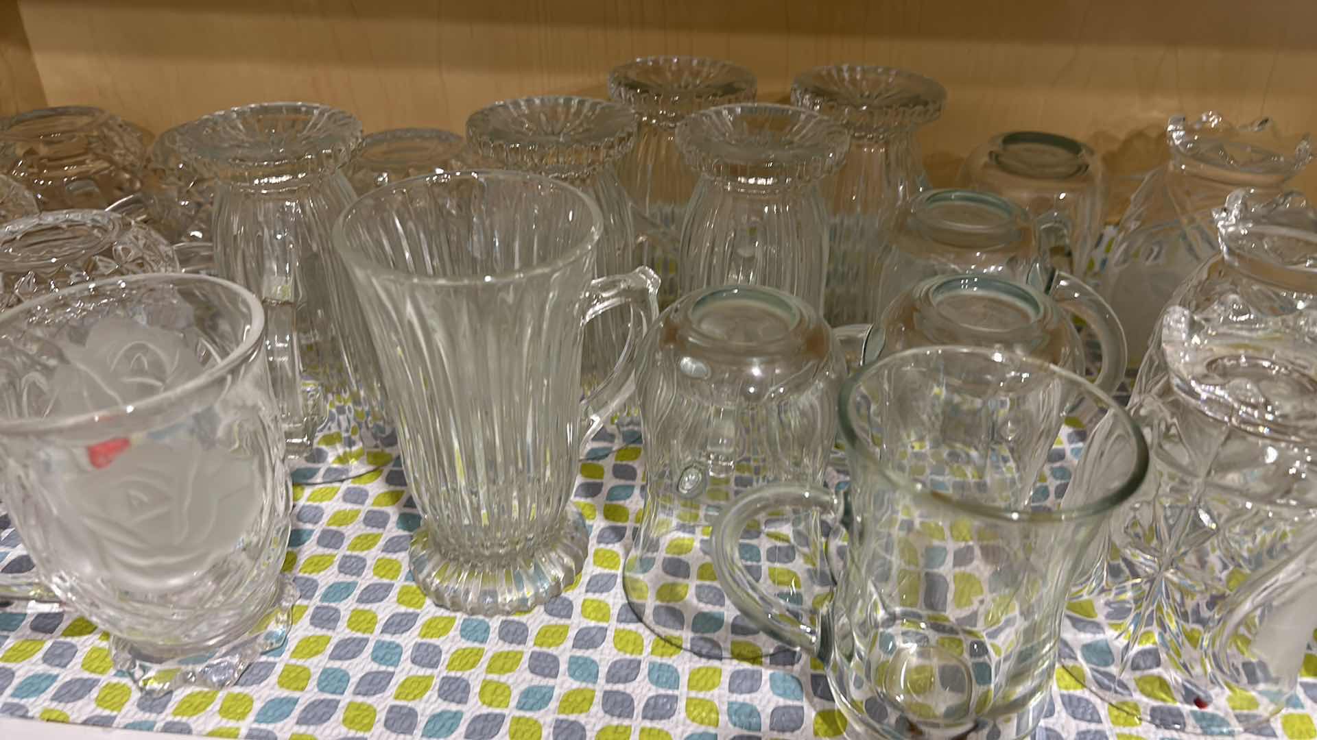 Photo 1 of CONTENTS ON KITVHEN SHELF -CRYSTAL