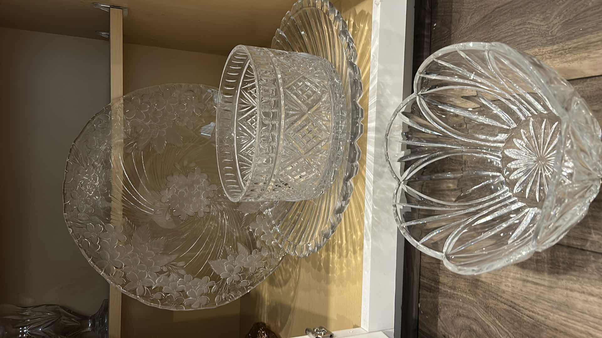 Photo 2 of 4 PC CRYSTAL SET